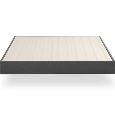 Priage by ZINUS Upholstered Metal and Wood Box Spring, 9 Inch Mattress Foundation