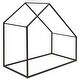 preview thumbnail 6 of 6, Twin Size Metal House Bed Frame with Roof Design, Open and Versatile Space for Kids