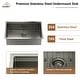 preview thumbnail 11 of 46, Nano Brushed Stainless Steel Undermount Workstation Kitchen Sink with Touchless Pull-Down Kitchen Faucet and Accessories