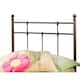 Hillsdale Furniture Providence Traditional Spindle Metal Headboard - Bronze - Twin