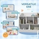 preview thumbnail 4 of 5, Three tiers with six compartments Kids Bookcase - 36" L x 16.9" W x 31.1" H