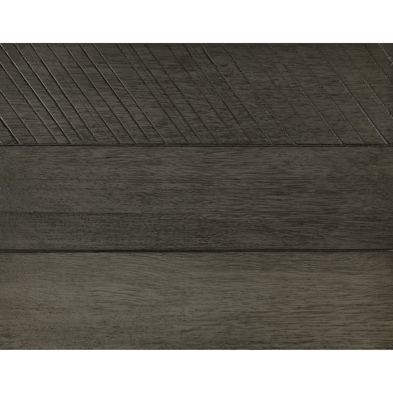 Contemporary Three-Tone Nightstand Perched atop Metal Legs Acacia Veneer Modern Bedroom Furniture