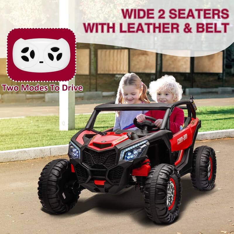 24V 2 Seater Kids Ride on UTV Car w/Remote Control