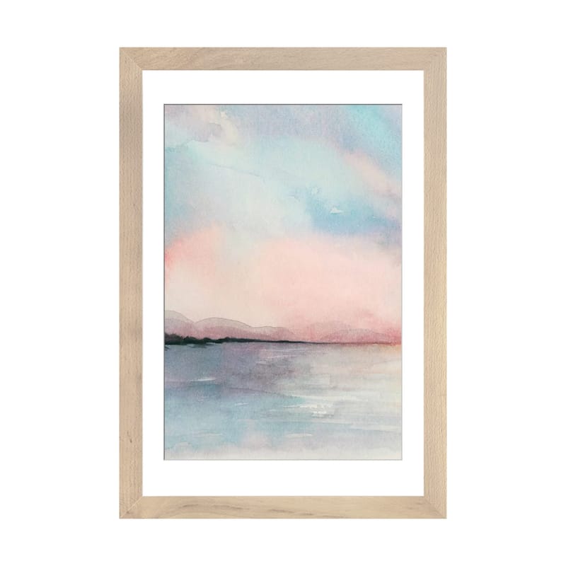 iCanvas "Sea Sunset Triptych I" by Grace Popp - Natural - 24x16x1