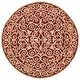 preview thumbnail 56 of 128, Safavieh Hand-hooked Chelsea Cherrelle Country Oriental Wool Rug 5'6" - Burgundy - Runner/Round