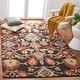 preview thumbnail 55 of 121, SAFAVIEH Fiorello Handmade Blossom French Country Wool Area Rug 4' x 6' - Charcoal/Multi - Rectangle