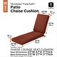 preview thumbnail 16 of 19, Classic Accessories Montlake Water-Resistant 74 x 23 x 3 Inch Patio Chaise Lounge Cushion