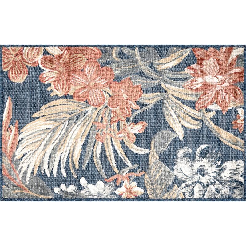 Tropicana Tropical Floral Indoor/Outdoor Area Rug