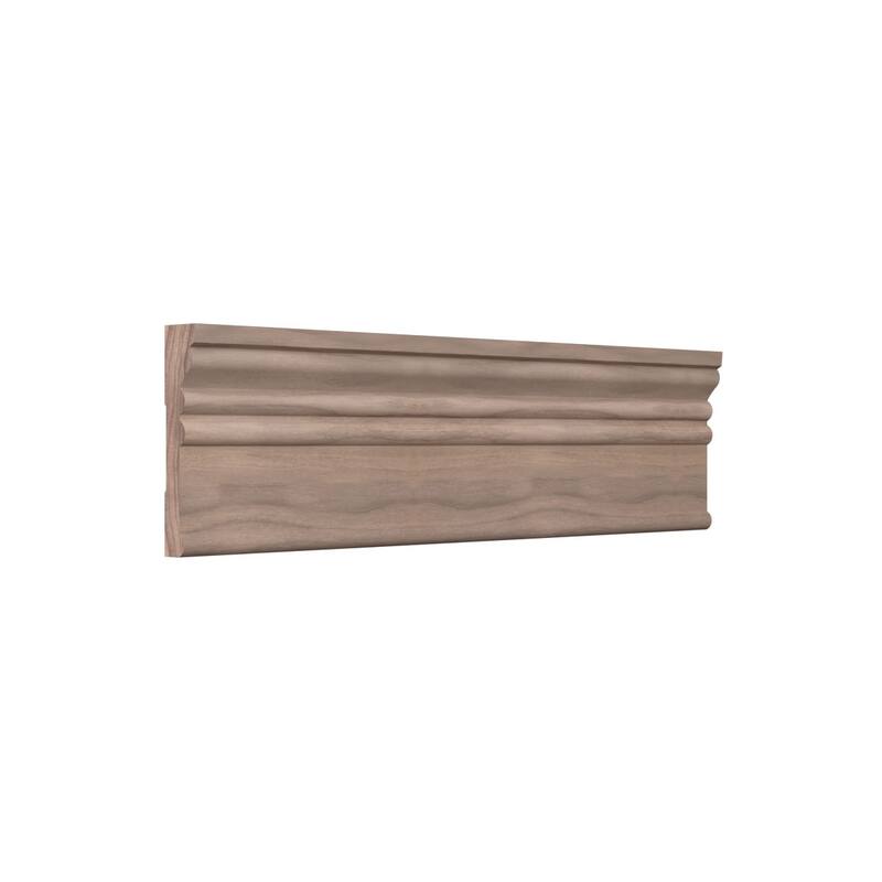 MRB3:11/16-in D x 3-1/4-in W x 96-in L Americraft Solid Hardwood Stain Grade Howe Casing Moulding