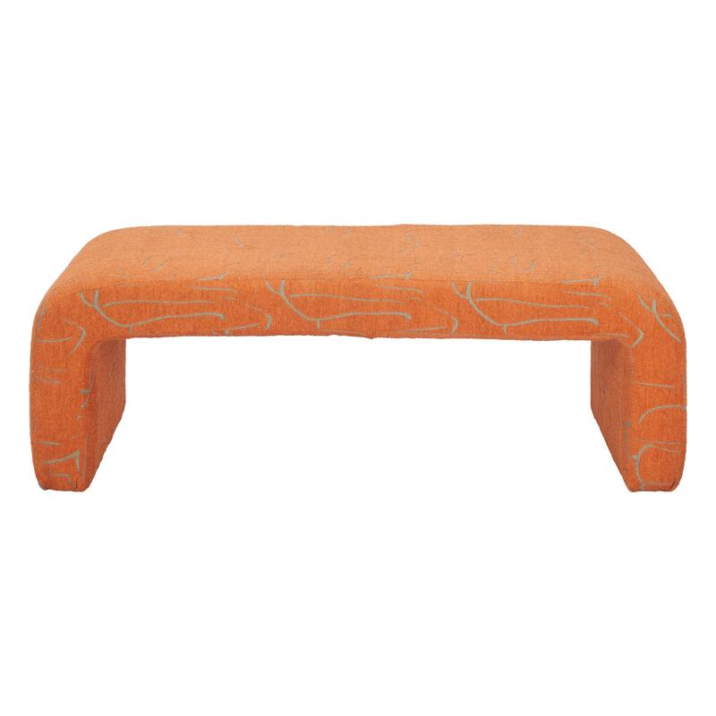 Nendo Bench Abstract Orange