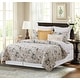 preview thumbnail 1 of 7, Dogwood Meadows Quilt Set All Seasons Bedroom Bedding Machine Washable Reversible Coverlet Décor Decoration