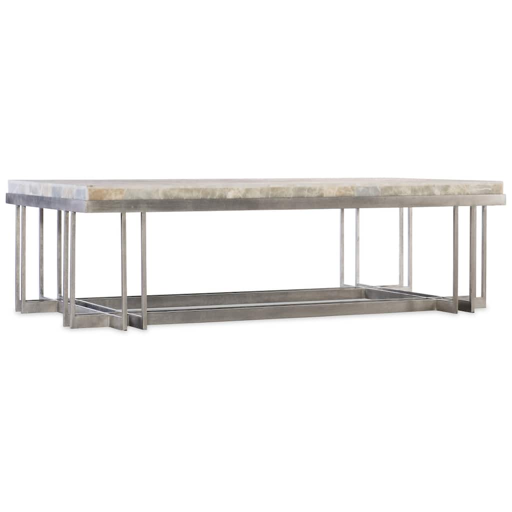 Melange Marin Rectangle Cocktail Table - 58"W x 32"L x 17.5"H