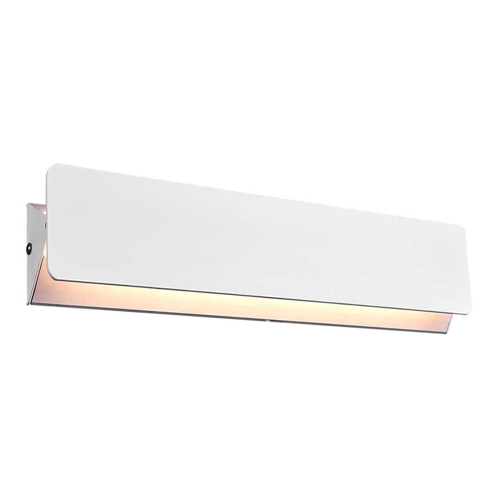 Lilliana Integrated LED 18in Adjustable White Wall Sconce
