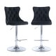 preview thumbnail 120 of 125, Velvet Upholstered Nailheads Tufted Swivel Bar Stools (Set of 6)