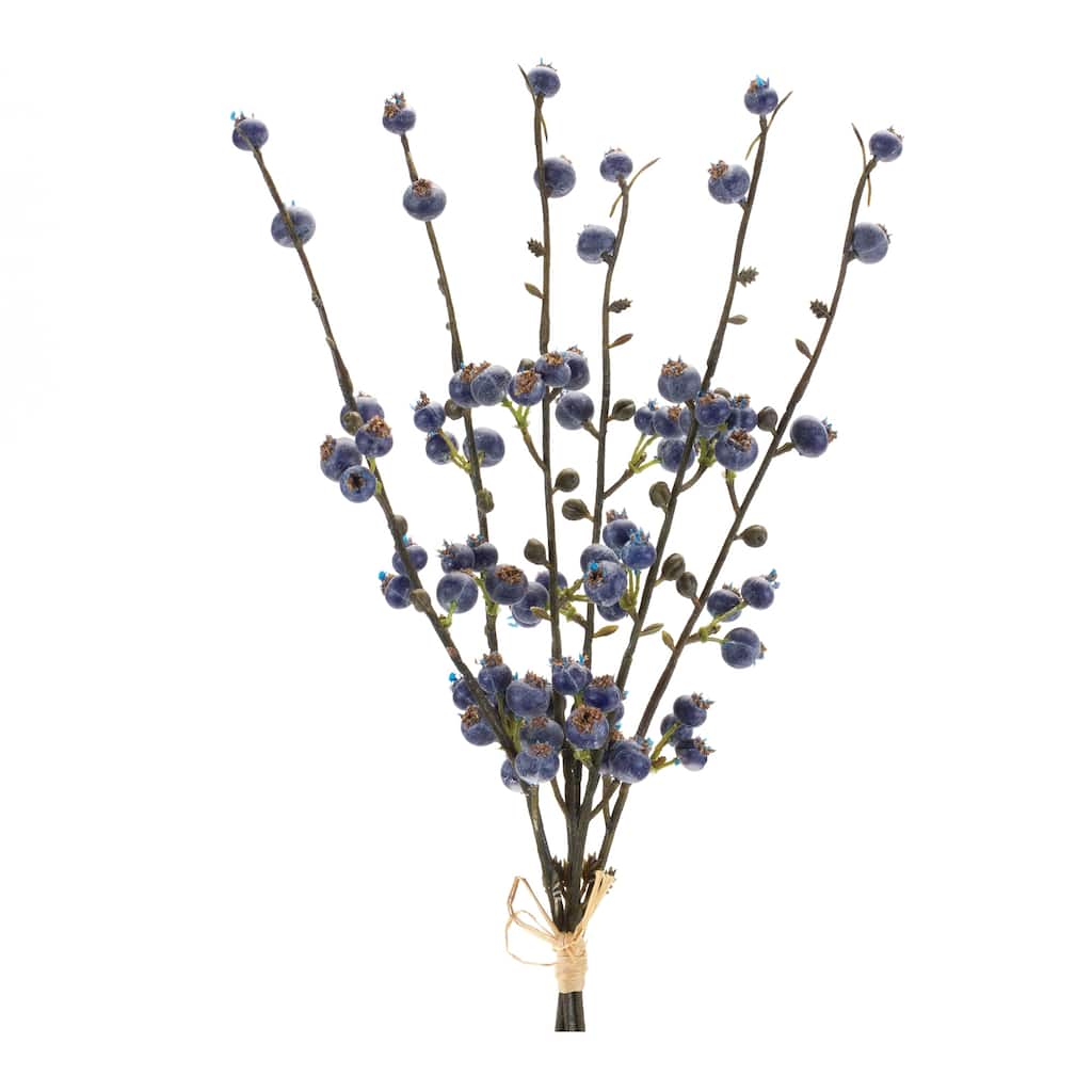 Winter Berry Twig Bundle (Set of 6) - Green