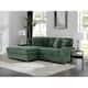 118.4"W Plush Modular Sectional Sofa with Pillows