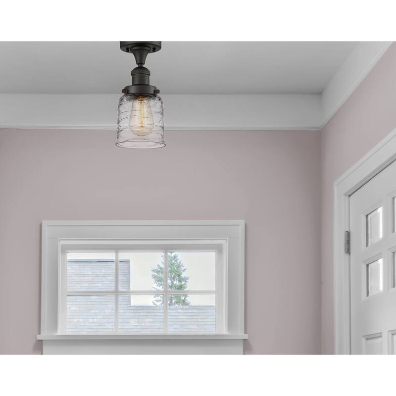 Innovations Lighting Bell - 1 Light 5" Semi-Flush Mount