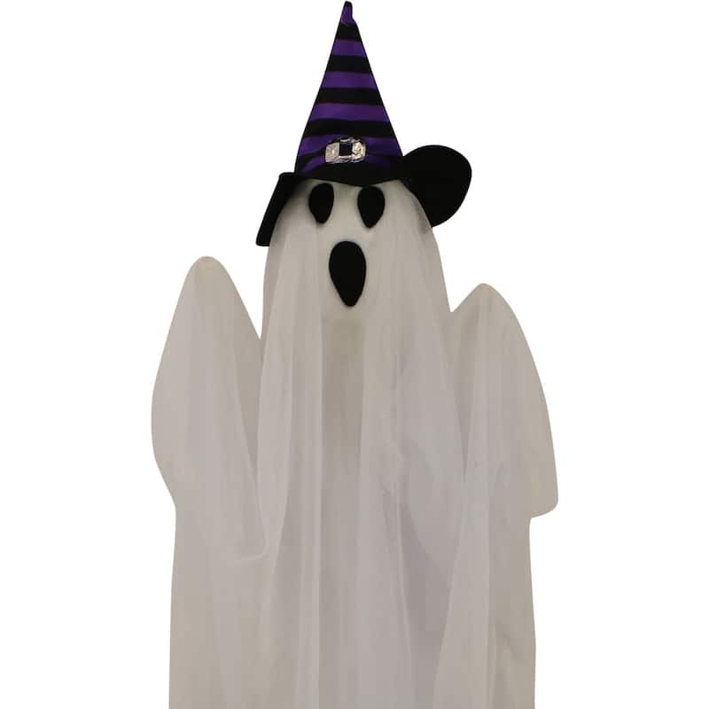 Haunted Hill Farm Set of 3 Hanging Ghosts, Indoor/Outdoor Halloween Decoration