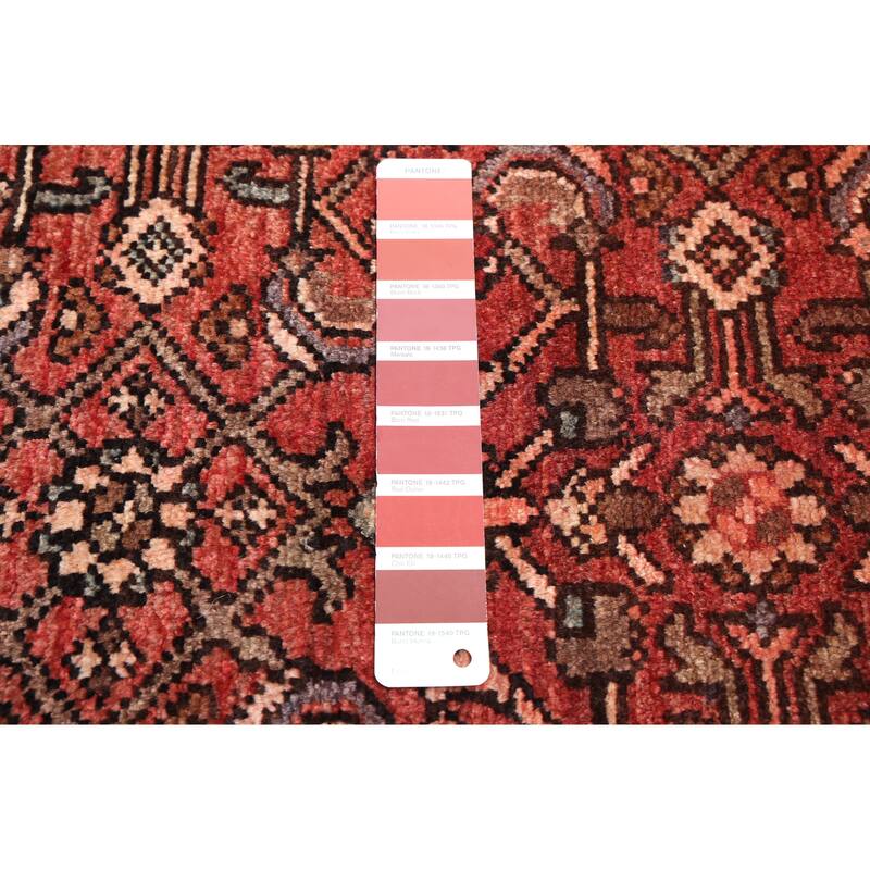 ECARPETGALLERY Hand-knotted Andelz Dark Copper Wool Rug - 3'8 x 9'7