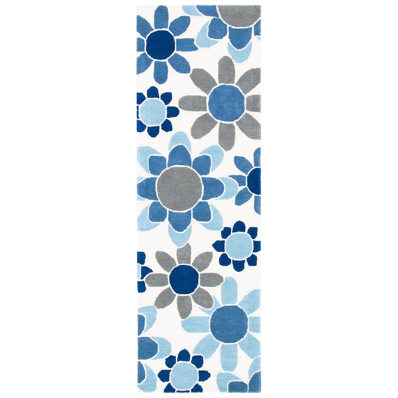 SAFAVIEH Handmade Kids Miens Floral Wool Rug