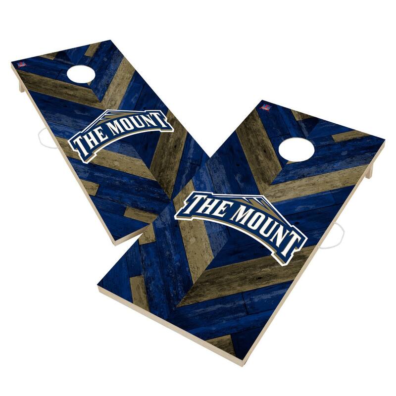 Mount Saint Marys University Mountaineers Cornhole Board Set