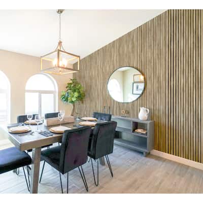 Realisitic Wood Slats Wallpaper - 20.8 in. W x 33 ft. L