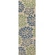preview thumbnail 103 of 119, JONATHAN Y Marvao Modern Floral Textured Weave Indoor/Outdoor Area Rug 2 X 8 - Navy/Green