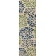 preview thumbnail 51 of 119, JONATHAN Y Marvao Modern Floral Textured Weave Indoor/Outdoor Area Rug 2 X 10 - Navy/Green