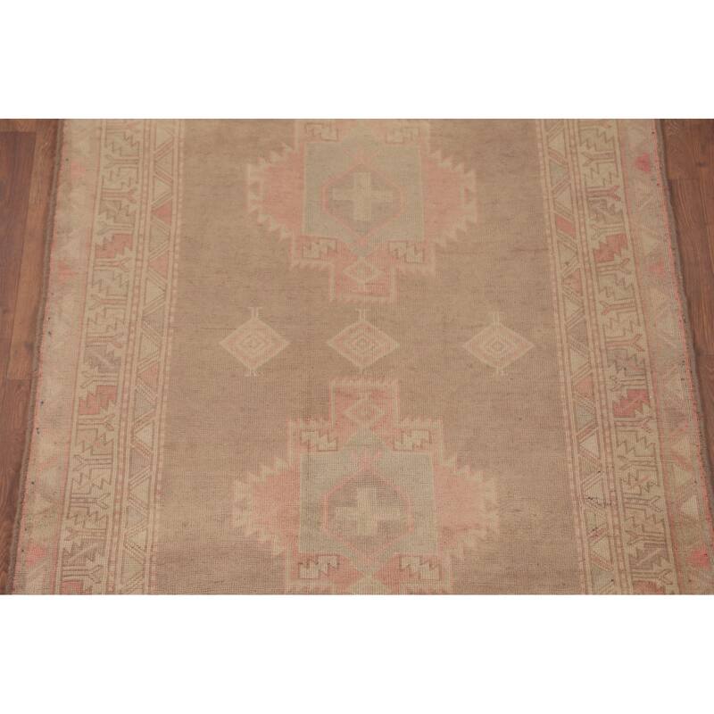 Ardebil Persian Runner Rug Wool Carpet - 4'0"x 10'7"