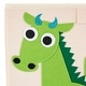 preview thumbnail 7 of 6, 3 Sprouts Kids Childrens Foldable Felt Dragon Storage Cube Bin Box (2 Pack)