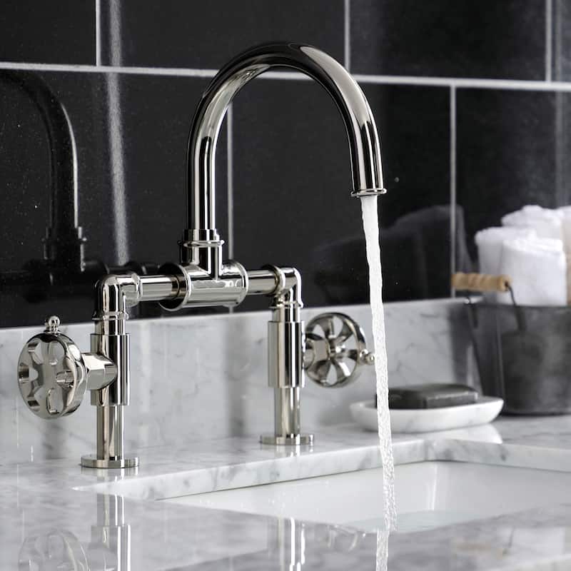 Kingston Brass Belknap Bridge Bathroom Faucet