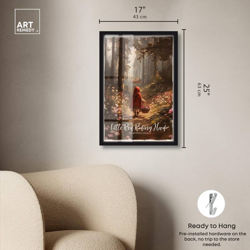 Classic Red Riding Hood Shadowbox by Art Remedy