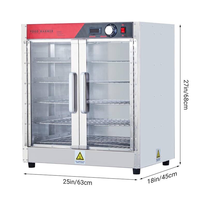 Food Warming Cabinet - Hot Box Food Warmer, 850W
