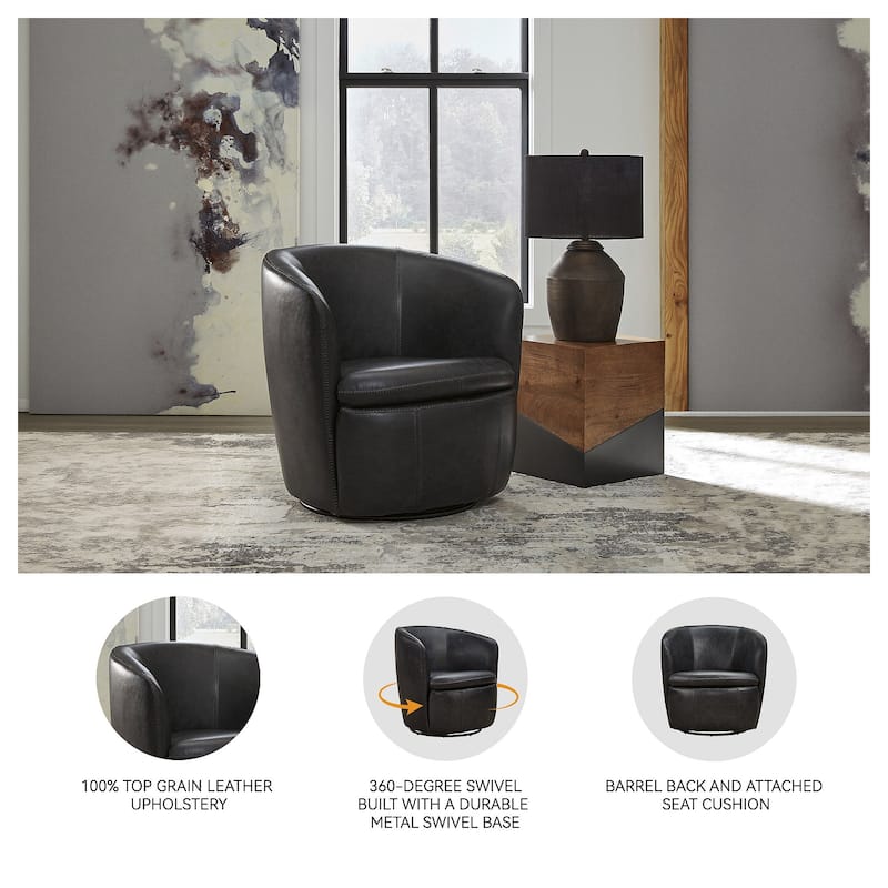 Signature Design by Ashley Kierreys Swivel Chair - 31.75"W x 28"D x 31.5"H