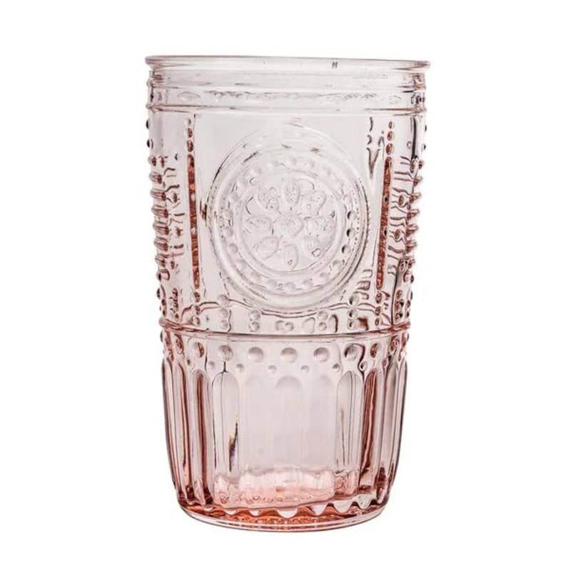 Bormioli Rocco Set of 6 Romantic Cooler Drinking Glasses - 16 oz.