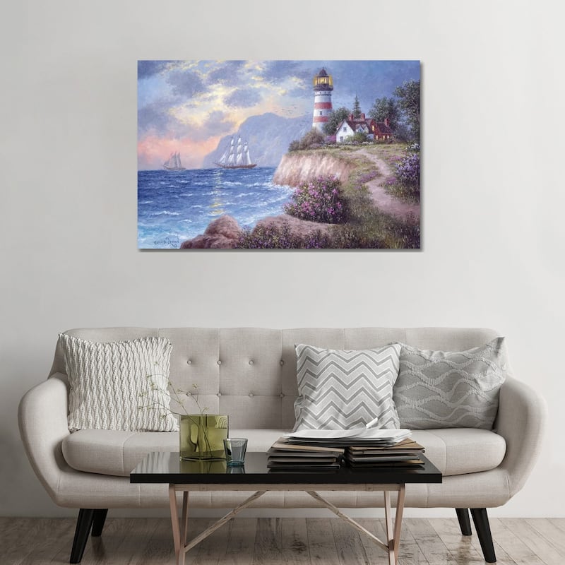 iCanvas "White Cliff Bay" by Dennis Lewan Canvas Print - 32x48x1.5