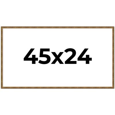 45x24 Frame Gold Solid Wood Picture Frame - Complete Modern Photo