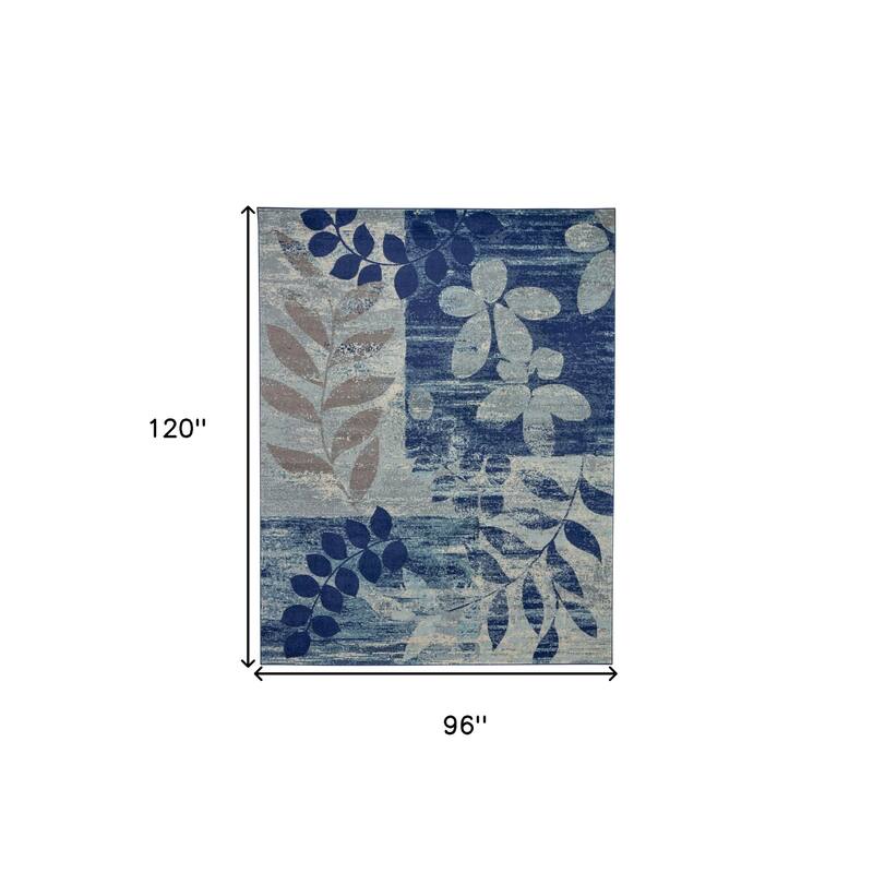 Hetom Power Loomed Stain Resistant Area Rug By HomeRoots - 120' X '96' X '0.5