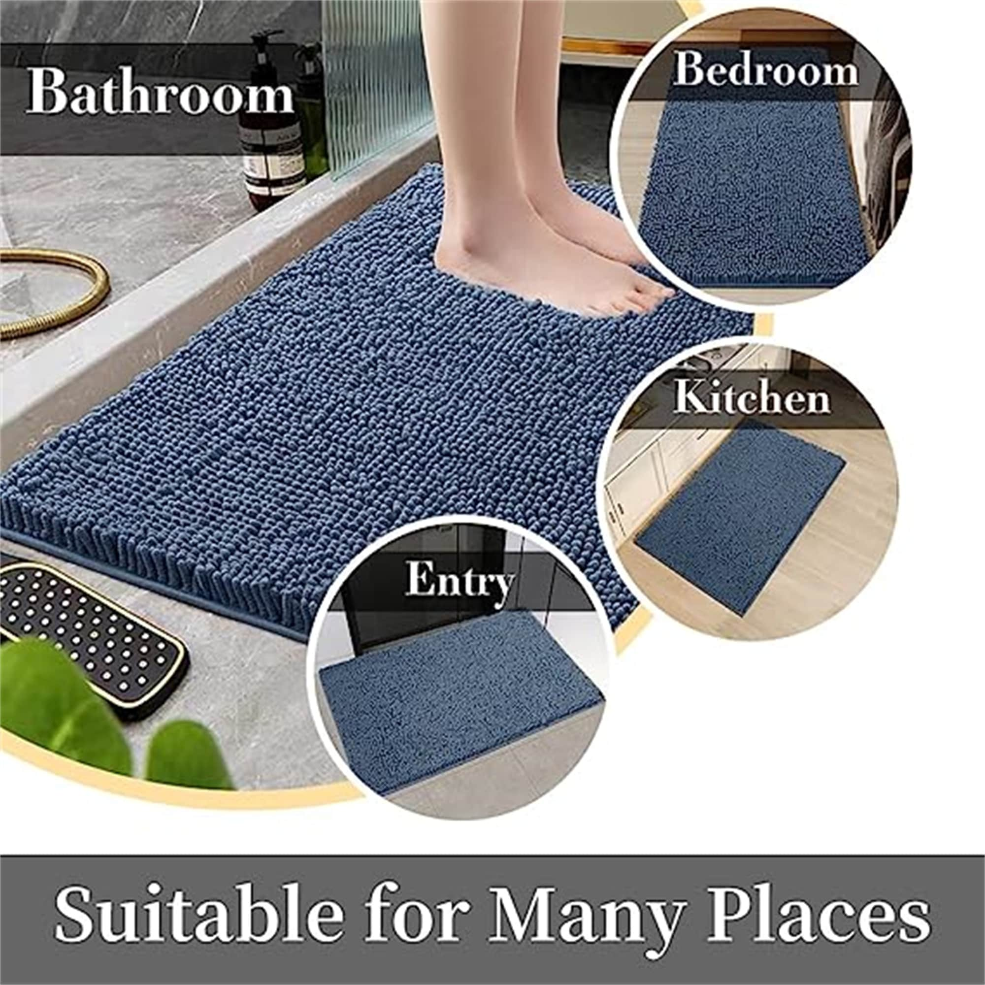 Microfiber Bathroom Rugs and Bath Mats - Bed Bath & Beyond