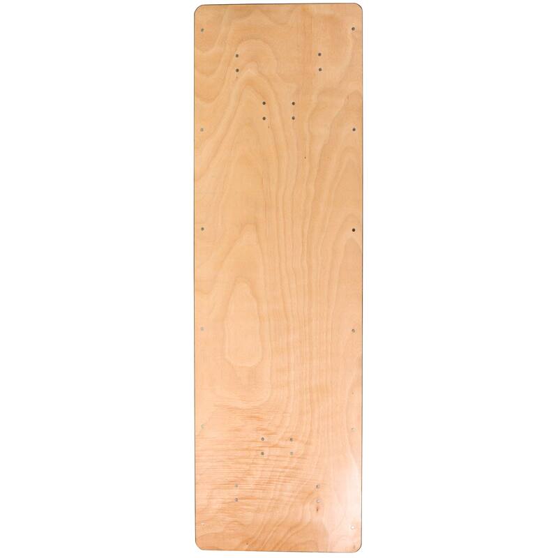 Natural Wood Folding Table - 30"W x 96"D x 30.25"H - 30"W x 96"D x 30.25"H