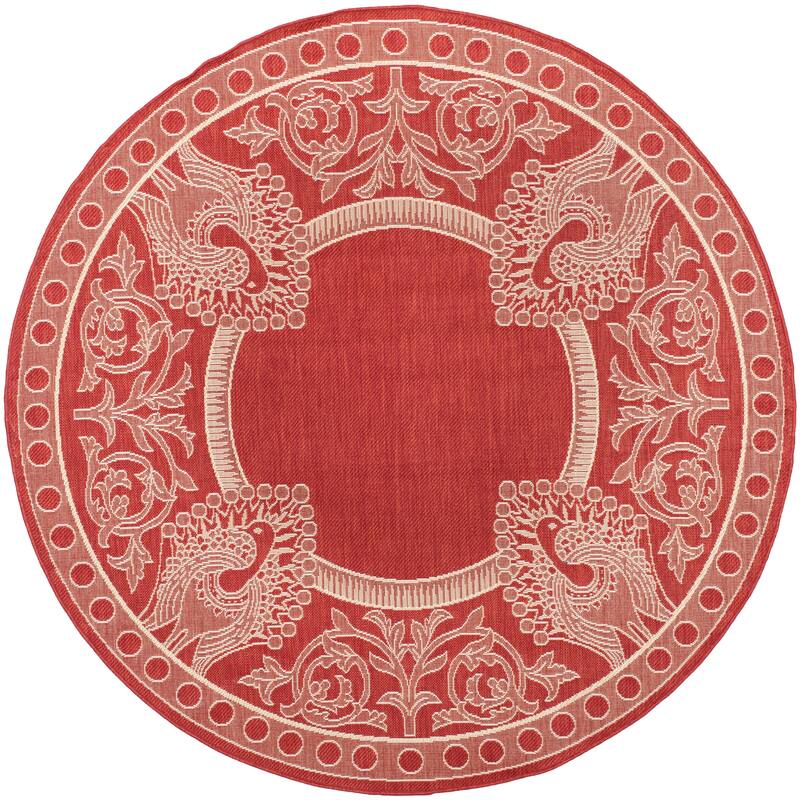 SAFAVIEH Courtyard Kitija Indoor/ Outdoor Waterproof Patio Backyard Rug