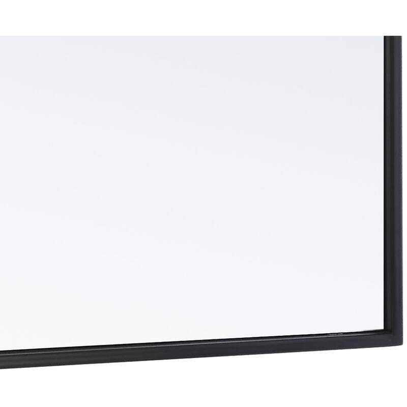Elegant Lighting Eternity 28" x 42" Rectangular Beveled Metal Framed