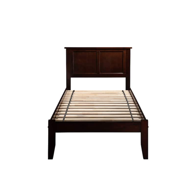 Platform Bed - Solid Hardwood Frame & Footboard - Sturdy & Stylish Design