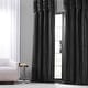 preview thumbnail 30 of 70, Exclusive Fabrics Single Ruched Faux Solid Taffeta Curtain (1 Panel)