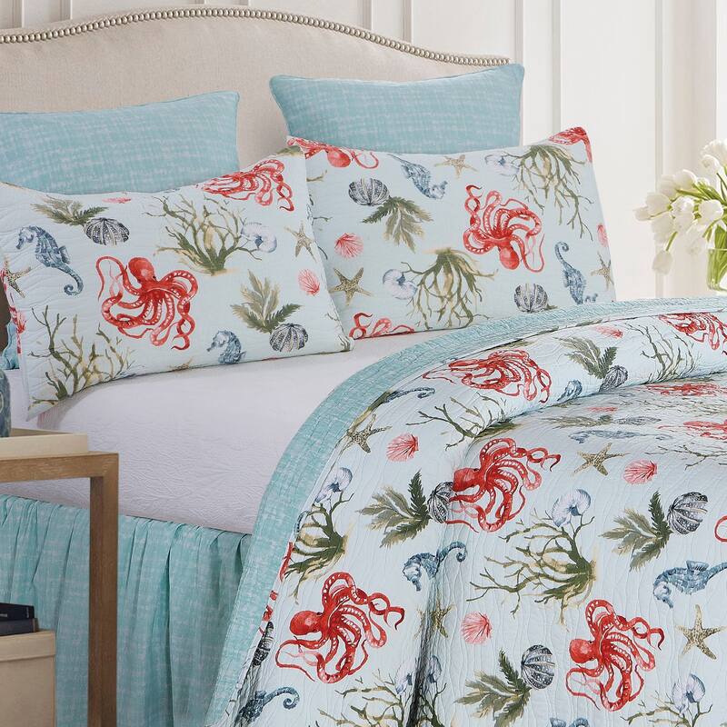 Behari Coastal Cotton Quilt Set