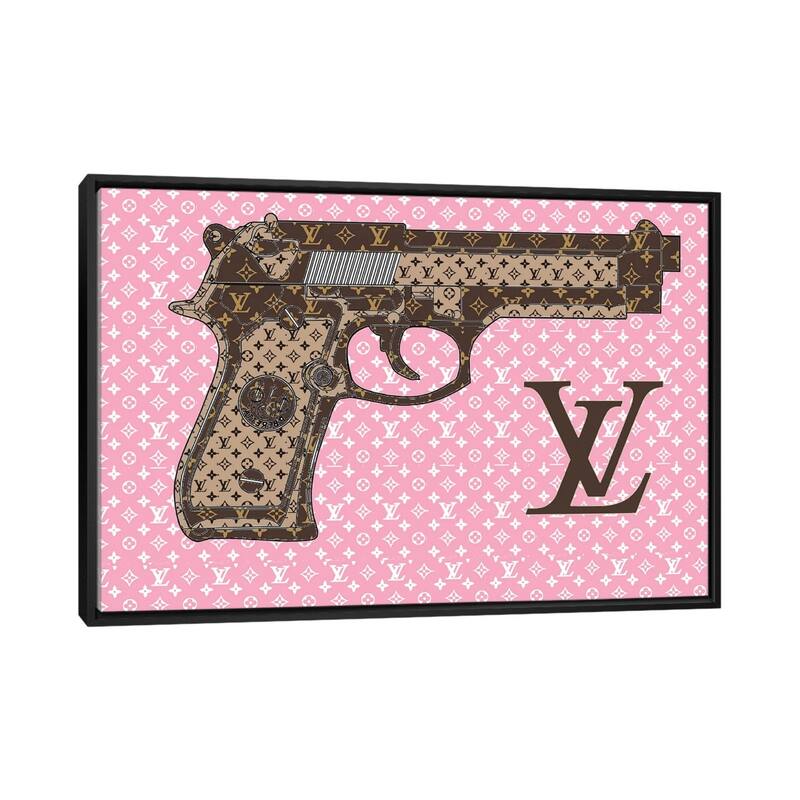 iCanvas "Louis Vuitton Gun" by Julie Schreiber Framed Canvas Print