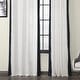 preview thumbnail 6 of 24, Exclusive Fabrics Modern Color block Cotton Vertical Pleated Curtain (1 Panel) - Luxury Home Decor curtains