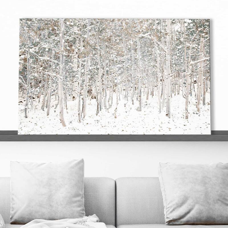 "White Snow Wonderland" Print on Canvas