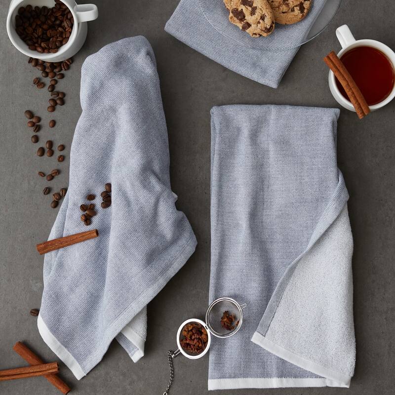 Asst Barn Red French Terry Dishtowel Set/3