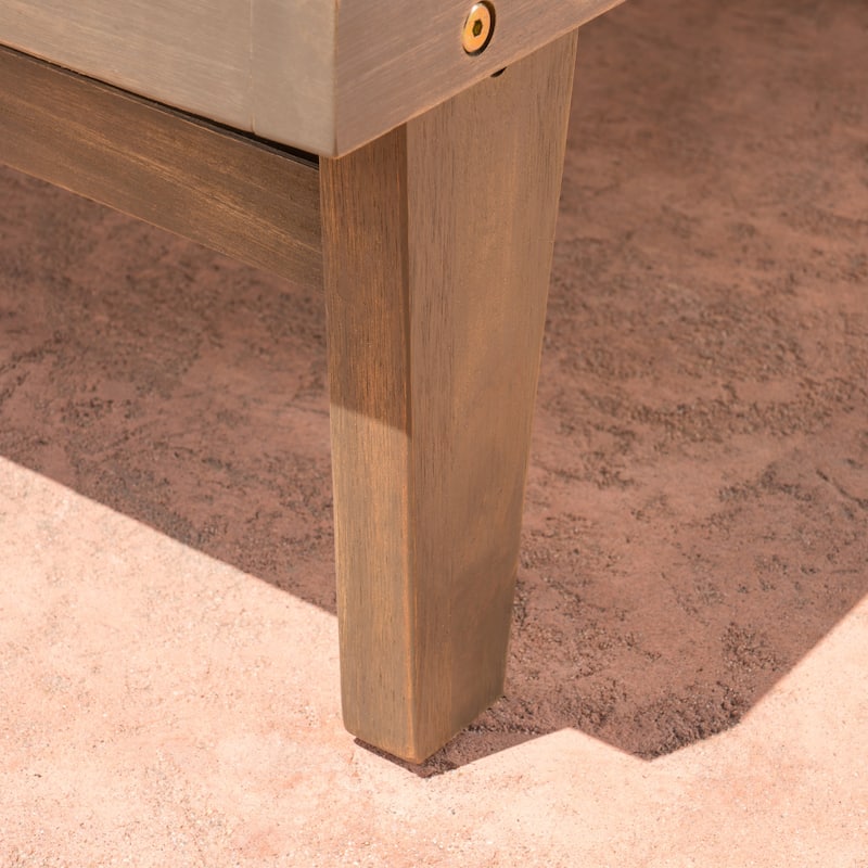 Summerland Outdoor Mesh and Wood Chaise Lounge (Set of 2) by